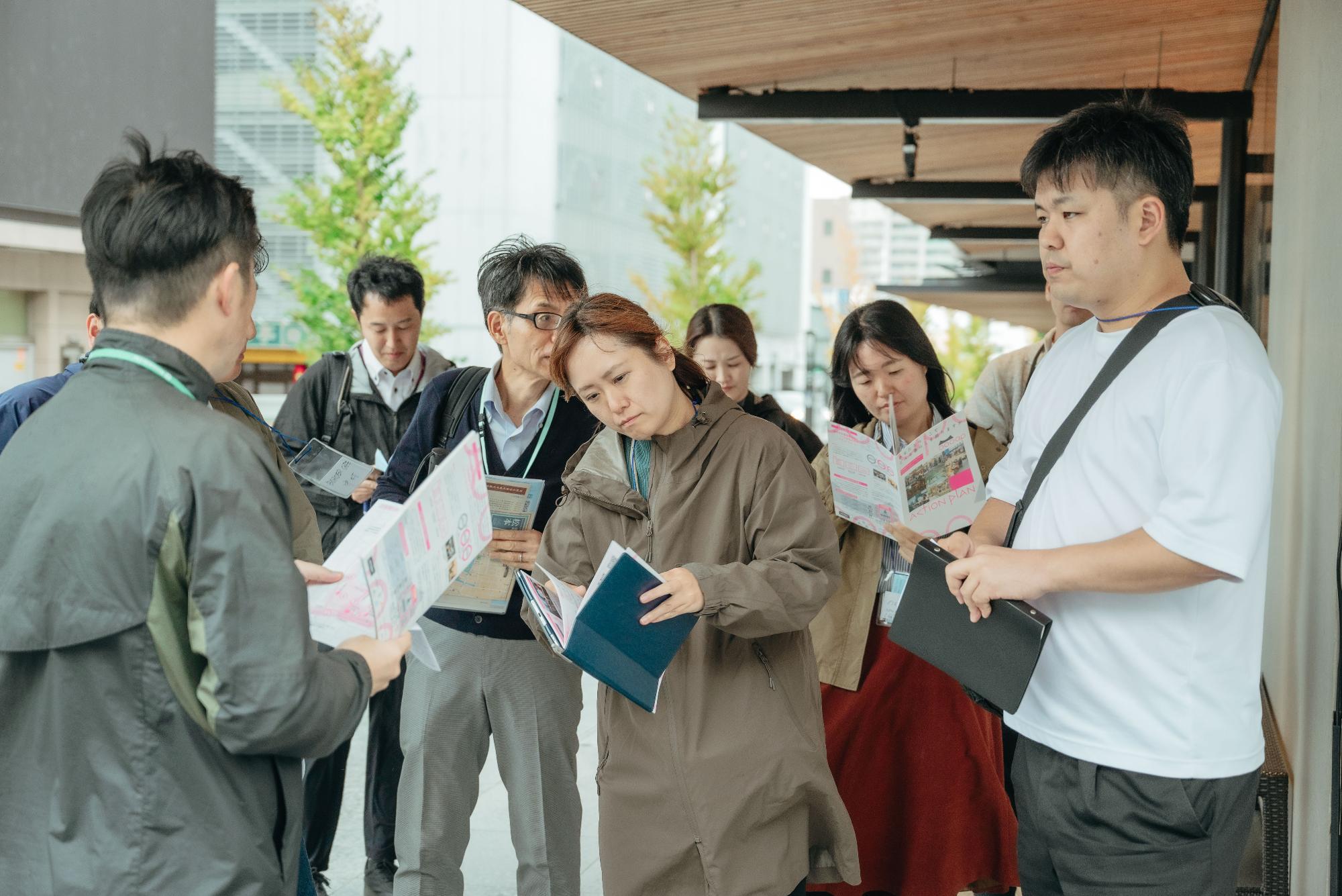 現場視察の様子