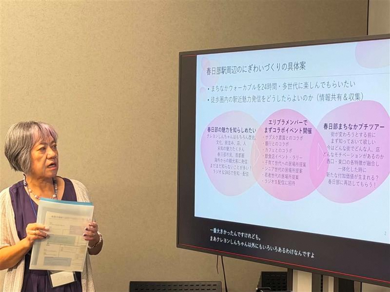勉強会発表の様子