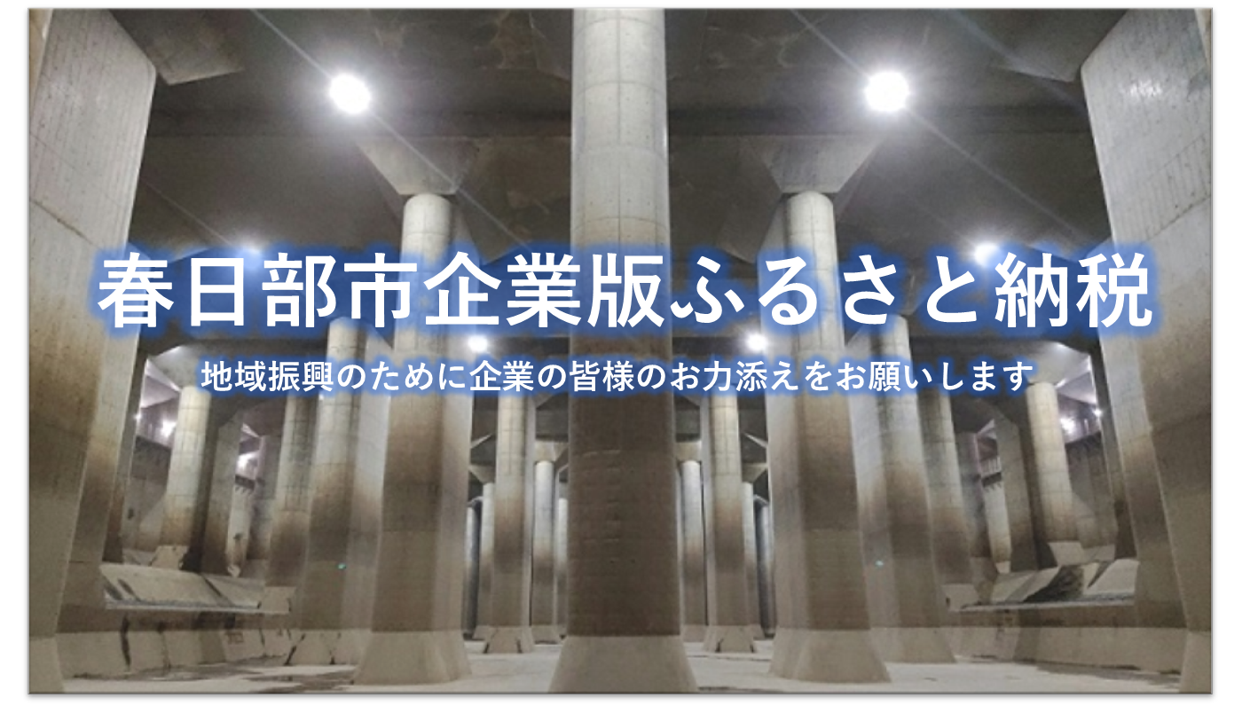 （タイトル）春日部市企業版ふるさと納税