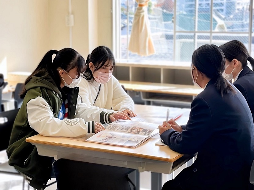 入学相談コーナーの様子