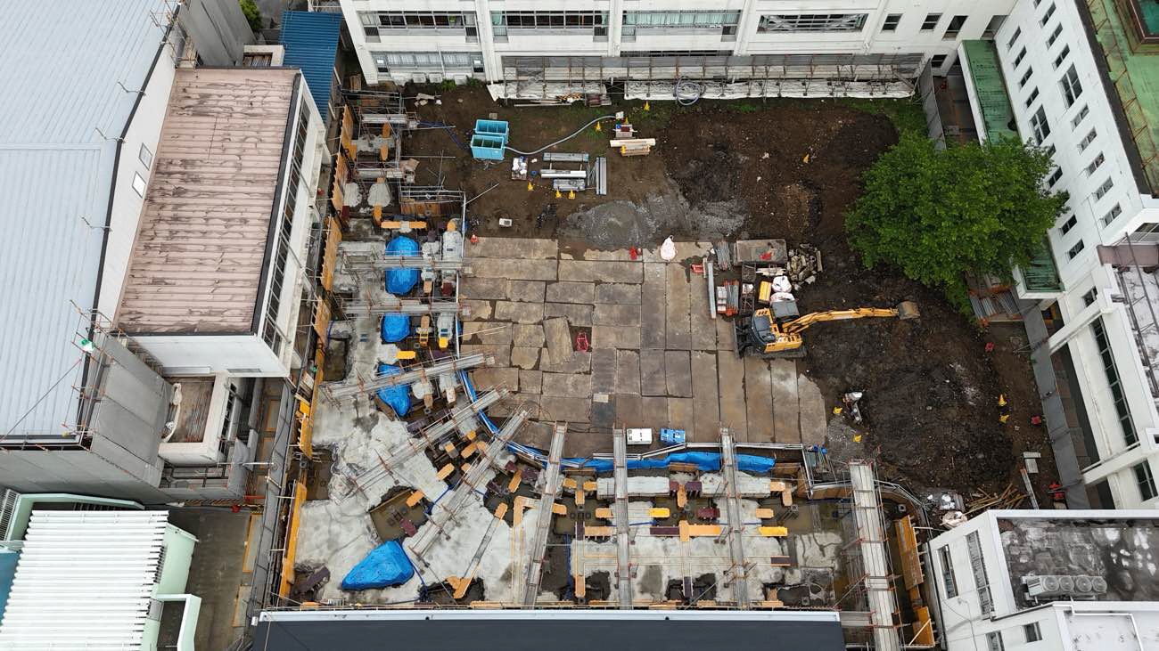 D棟の基礎工事