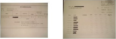 検査結果画像
