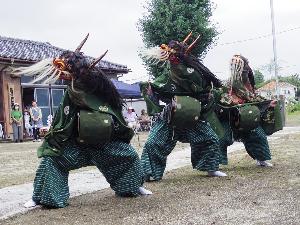 銚子口の獅子舞