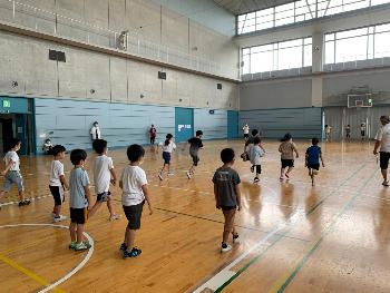 準備運動の様子