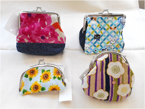 ゆりのき支援センター自主製品 がま口財布