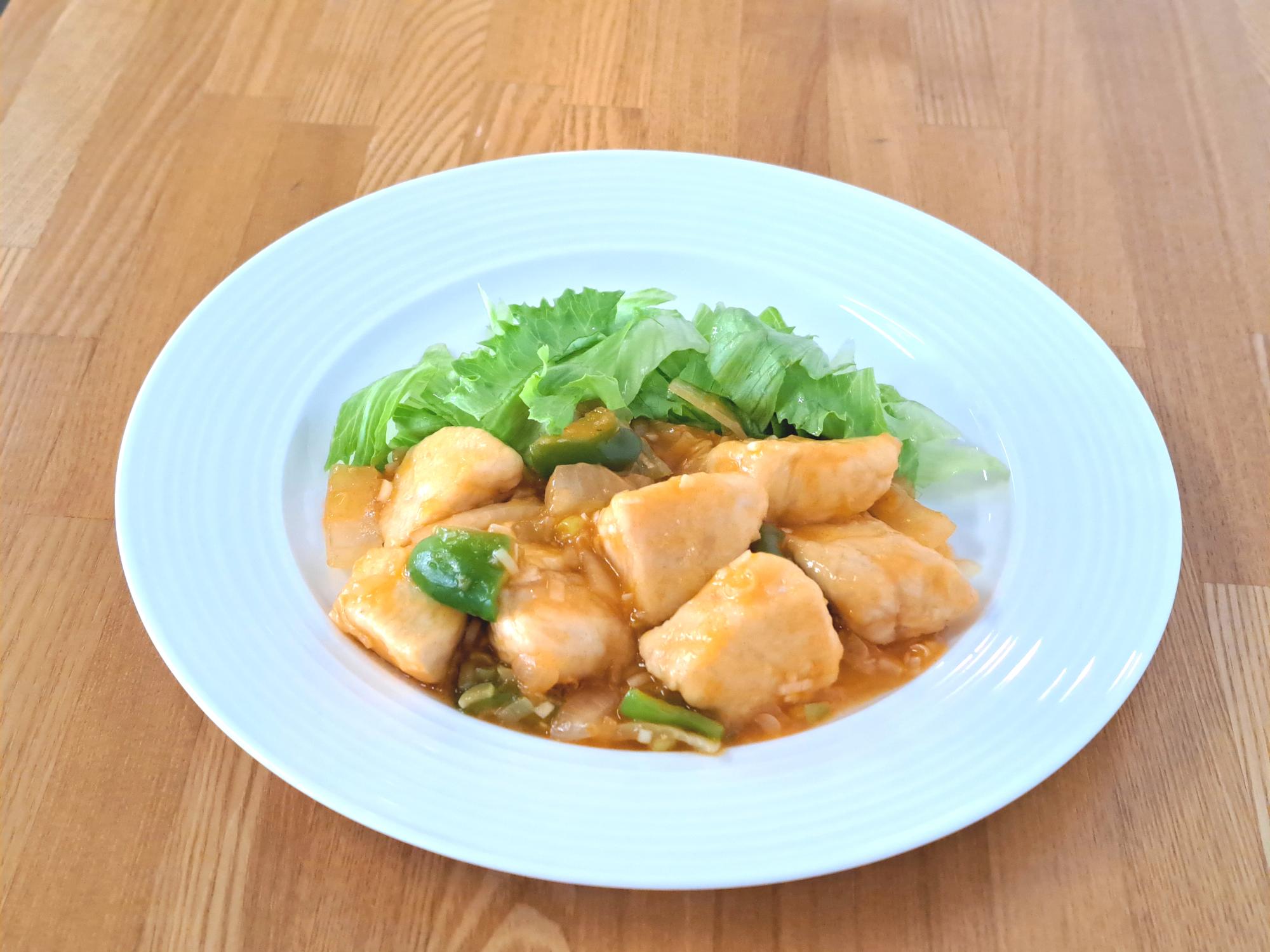 辛くない鶏チリ