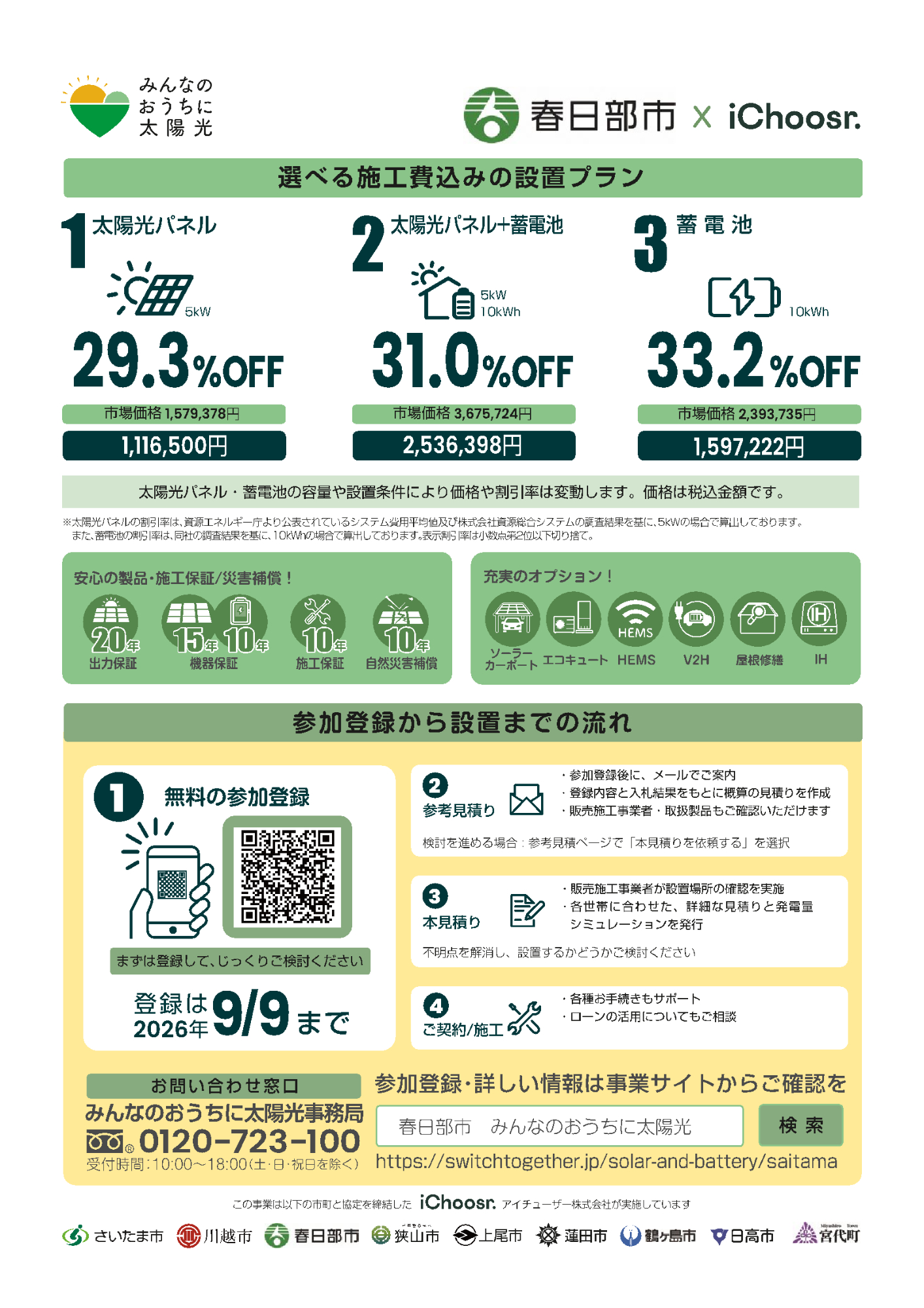 共同購入事業チラシ（裏）