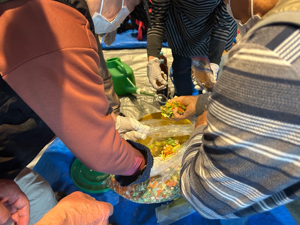 堆肥づくり講習会実践