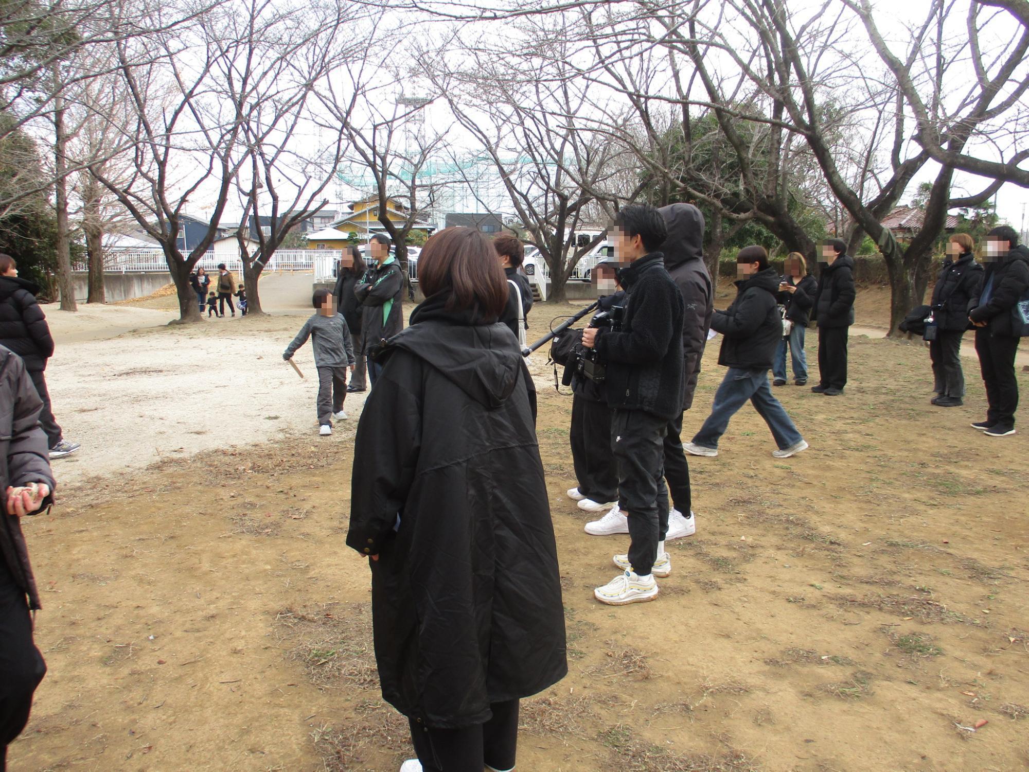 実際に撮影を行っている様子