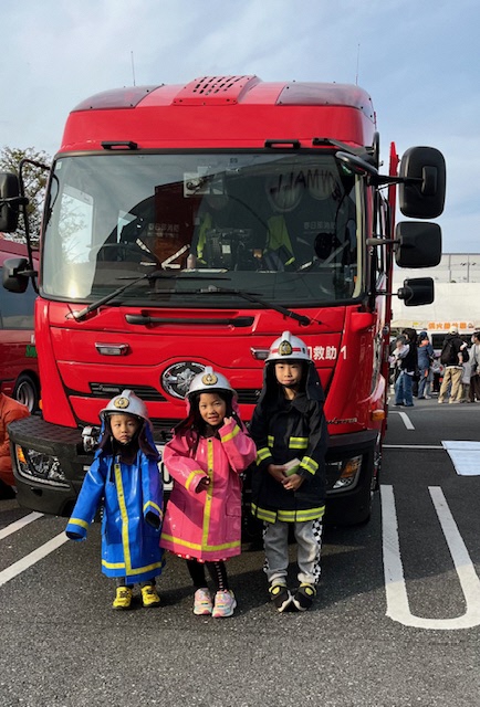 防火服着装体験