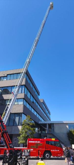 はしご車の写真