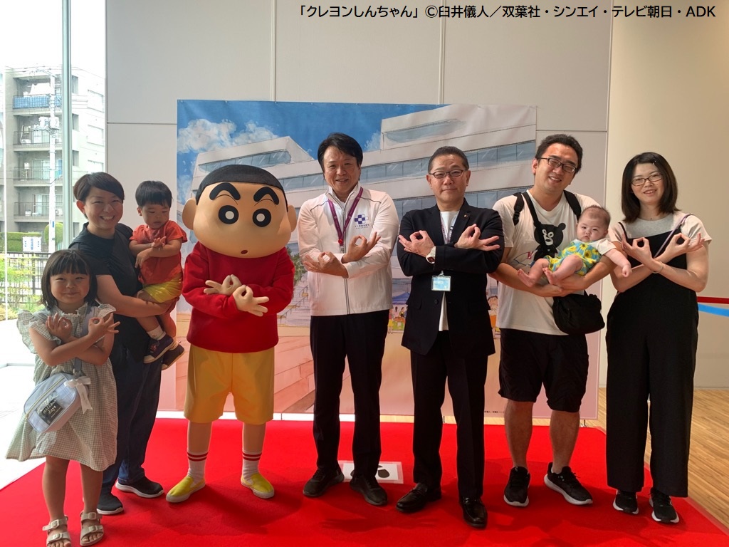 イラスト展示でのフォトセッションの様子