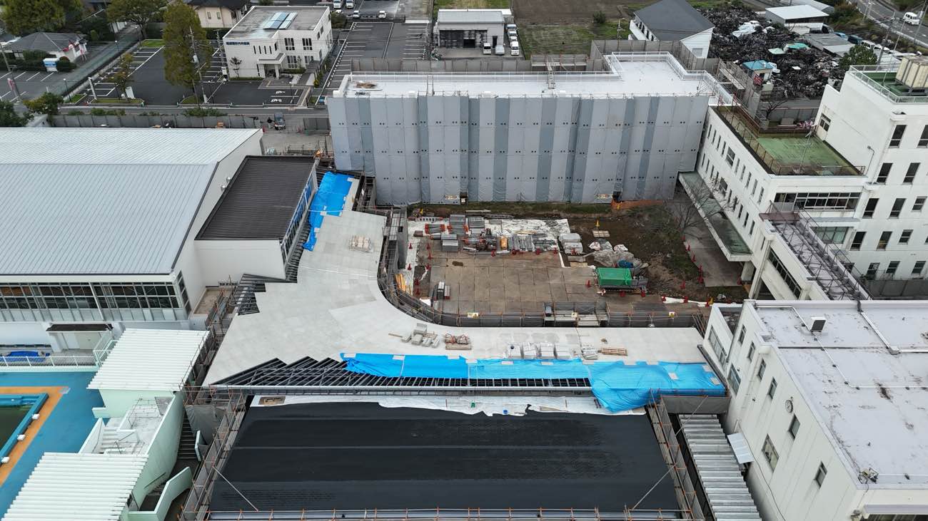 中庭部分の様子