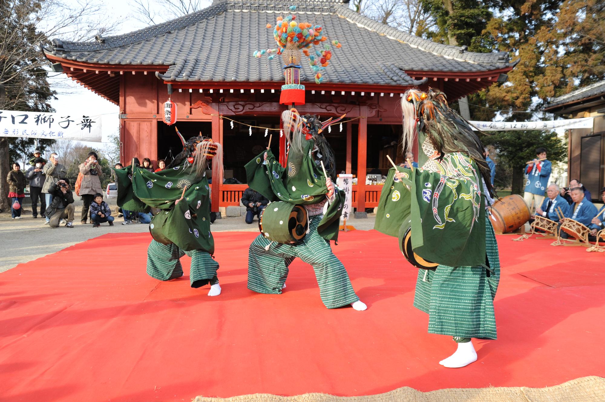 銚子口の獅子舞